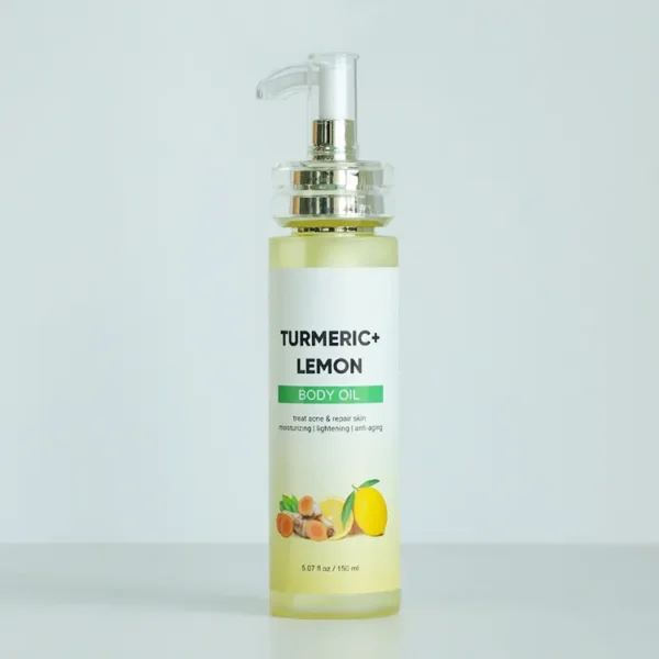 Factory Direct Wholesale OEM Nourishing Body Care Parfum Whitening Massage Oil Natural Lemon Turmeric Body Essenti Oil Natur