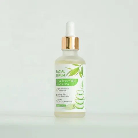 Tea-Tree-Anti-Acne-Face-Serum-Whitening.jpg_480x480.webp Tea Tree Anti-Acne Face Serum Whitening & Anti-Aging Blackhead Remover & Facial Oil for All Skin Types - Image 1