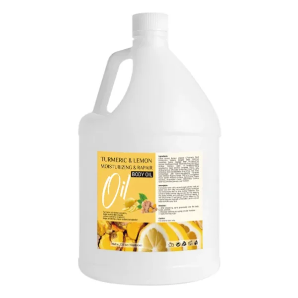 Turmeric & Lemon Body Oil Gallon