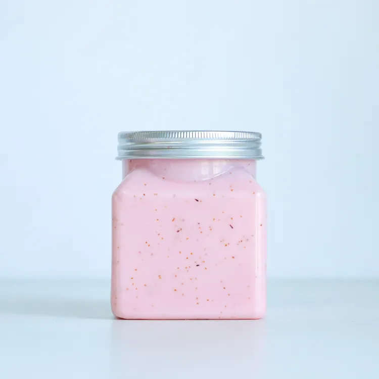 Wholesale-Private-Label-Natural-Organic-Vegan-Fruit.webp Wholesale Natural Organic Vegan Fruit Scrub Moisturizing Exfoliating Face Body Strawberry Scrubs for Unisex - Image 1