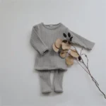 Spring Autumn Baby Clothing Set For 0-5Y Baby Girl Boy Homewear Warm Sweater +Pants Children Pajamas Baby Girl Clothes - Image 4