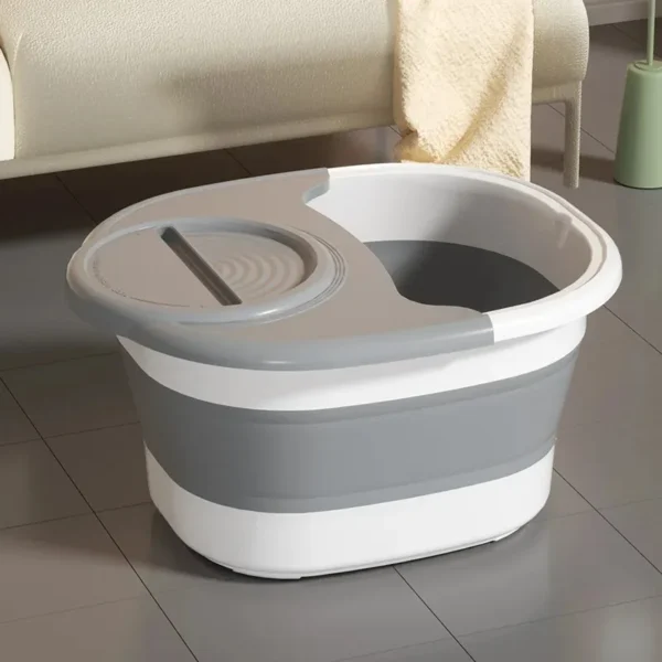 Foot Bath Bucket Massage Foot Wash Leisure Health Bucket Foldable Home Children Foot Bath Basin Portable Soak Foot Tub Foot Spa