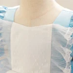 Baby Alice Princess Girls Dresses Kids Blue Lolita Maid Birthday Party Palace Dress Vintage Toddler Wedding Poker Tutu Prom Gown - Image 4