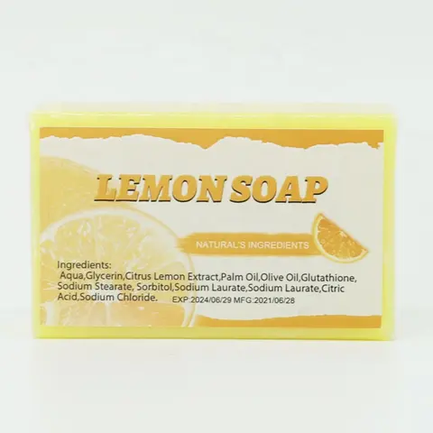 whitening soap Deeply clean for face and body skin customization 150g lemon soap