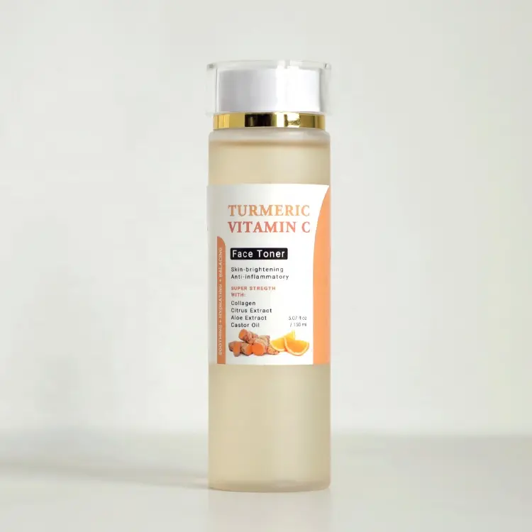 privated-label-organic-brightening-natural-skin-care.webp organic brightening natural skin care product face care anti acne dark spot hydrating turmeric vitmain c toner - Image 1