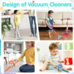 Kids Simulation Electric Vacuum Cleaner Cleaning Set for Toddlers Role Play Housekeeping Educational Toys Girl Boy Gifts - Image 4